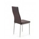 Стул HALMAR K70 темно-коричневый/хром